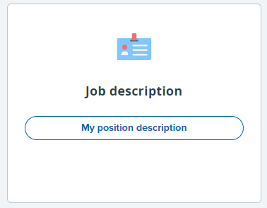 The My position description link on the MyTrack dashboard