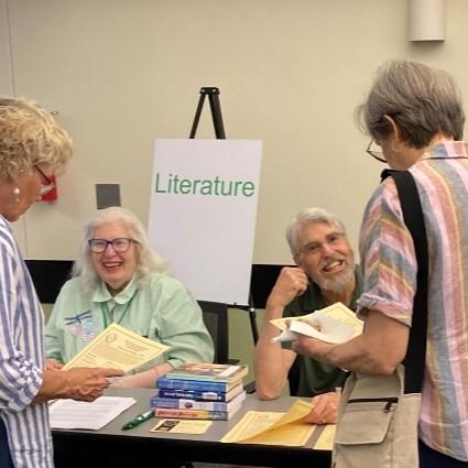 retirees at resource fair