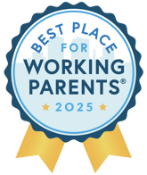 Best Place for Working Parents 2025 badge