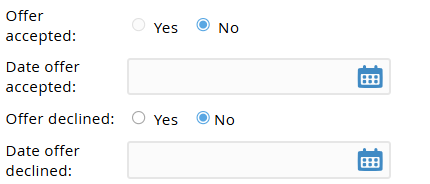 Offer progress section on the MyTrack offer card