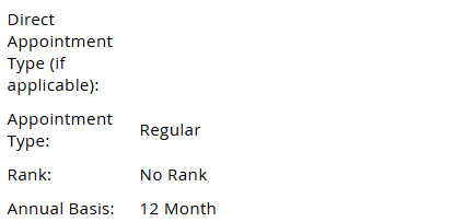 Appointment and rank detail on the MyTrack offer card